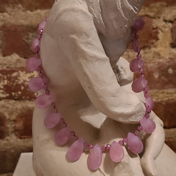 Quartz Amethyst Sterling Silver Necklace - Picture 2 of 11